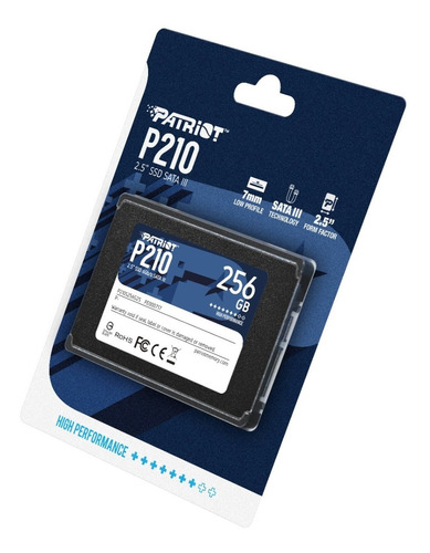 Disco Estado Solido Ssd 256gb P210 Patriot  Sata Ill 6gb/s