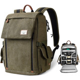 Camera Backpack  Waterproof Canvas Professional Camera ...