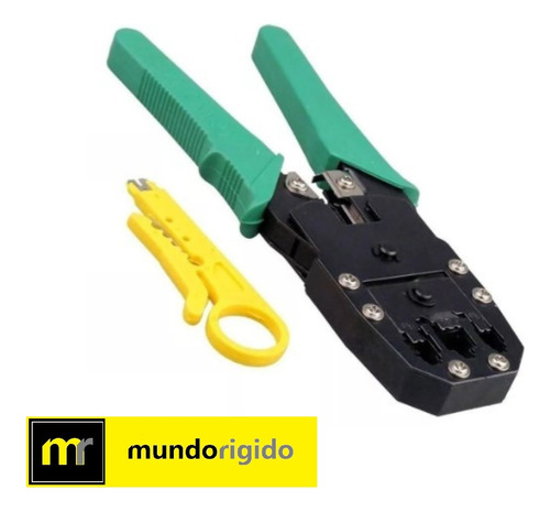 Pinza Crimpeadora Metalica Rj45 Rj11 Rj12 Pela Cables Redes