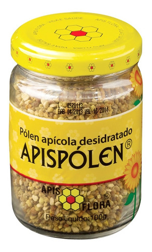 Apispolen Pólen Apícola Desidratado 100g Apisflora Imunidade