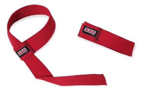 Straps De Tira Para Gym Crossfit Pesas Lifting Fitness Color Rojo