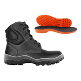 Bota Botina Safetline Eletricista Ca 38396 + Palmilha Gel