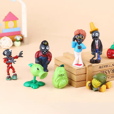 Figurita Decorativa Para Escritorio Plants Vs Zombies 8pcs