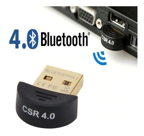 Mini Adaptador Usb Bluetooth 4.0 Para Pc