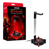 Soporte Para Audifonos Stand Gamer Maxell 4 Puertos Usb 2.0