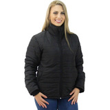 Jaqueta Puffer Feminina Estofada Casaco Nylon Acolchoado