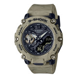 Reloj Casio Ga-2200sl-5a Hombre G-shock Camu Antigolpes Color De La Malla Marrón Claro