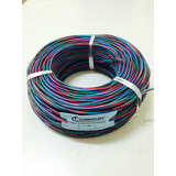 Rollo 100m Cable Rgb Seccion 0.16 Led Tira 3528 5050 Fabrica