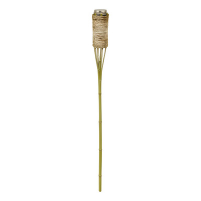 Jgo. 5 Antorchas Para Jardin Y Patio Citronela De 1.50cm Bambú