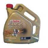 Aceite 5w40 Castrol Edge Turbo Diesel X4l (sintético)