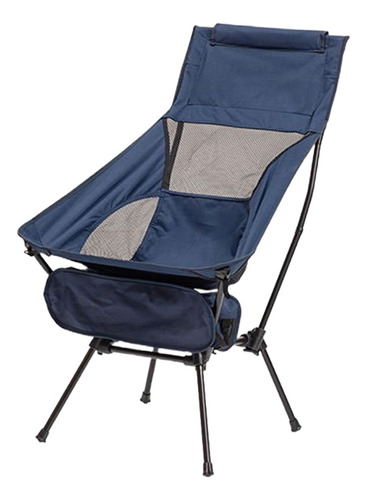 Silla De Camping Plegable Con Respaldo Ergonómico