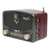 Parlante Vintage Nisuta Estéreo Bluetooth Radio