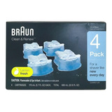 Refil Braun Cartucho Clean & Renew Original 4 Unidades