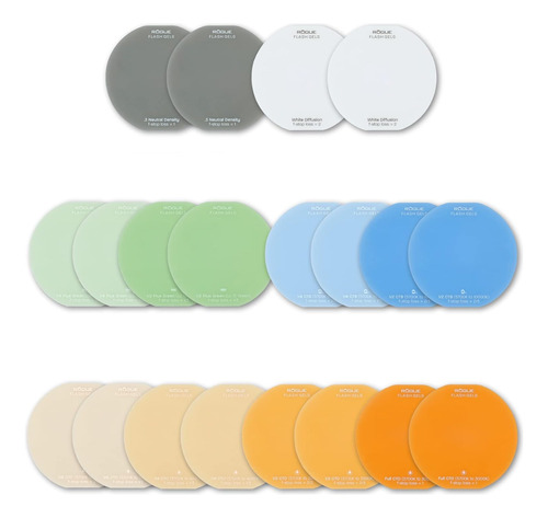 Kit De Gel Round Flash 20 (colección De Corrección De Color)