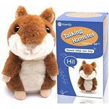 Hamster De Peluche De Felpa Parlante Repite Lo Que Dices