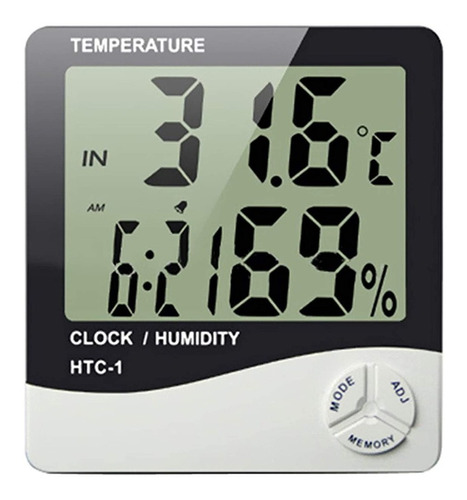 Reloj Digital Alarma Calendar Temperatura + Gratis Baterias!