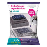 Embalagem A Vácuo Compact Bag Organizador Roupa 70x100cm