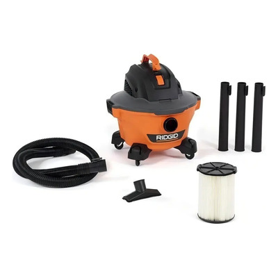 Asppiradora Agua\u002Fseco Ridgid 6gal\u002F22.5l 3.5hp Agua\u002Fseco Color Naranja | Meses sin interés