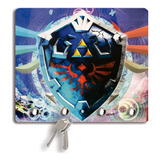 Porta Chaves De Parede Em Mdf Zelda Logo Link