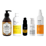 Kit Para Ellos Gel Afeitar+gel Facial+bruma+iluminador+skin 