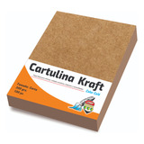 Papel Cartulina Kraft Tamaño Carta 100 Pz Invitaciones 300gr