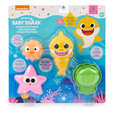 Baby Shark Sensory Fun Friends, Paquete De 4, Juguetes Antie