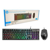 Hp Combo Teclado Mouse Alambrico Gamer Km300f - Jtec