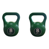 2 Pesas Rusas Bsfit Kettlebell Plastica 8k Fitness Mancuerna