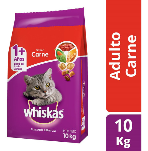 Whiskas Adulto Carne X 10 Kg