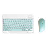 Kit Mouse Y Teclado Inalámbrico Universal Portátil Bluetooth