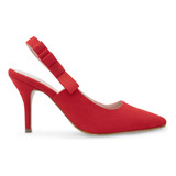 Zapatilla Linda Color Rojo D02380202530