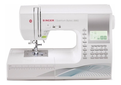 Máquina De Coser Singer Quantum Stylist 9960 Portable Blanca 110v