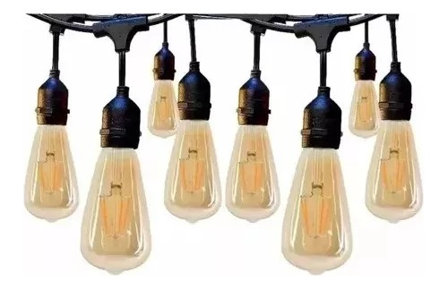 Pack X5 Ampolletas Filamento Led Edison 4w Retro Vintage