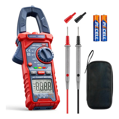 Astroai Multímetro Digital De Pinza Inrush,1000 A Trms, 2000 Cuentas, Comprobador De Voltaje Con Vfd, Modo Loz; Mide Corriente Ca\u002Fcc, Voltaje, Temperatura, Resistencia, Capacitancia, Frecuencia Ncv | Envío gratis