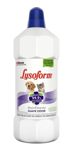 Desinfetante Suave Odor Lysoform 1l