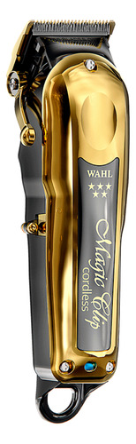 Máquina De Cortar Cabelo Wahl Magic Clip Gold C/ Base Bivolt