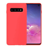 Capa Ultra Fina Luxo Compatível Com Galaxy (s10) + Pelicula