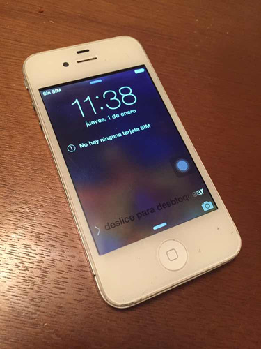 iPhone 4 Blanco 32gb (con Cuenta Icloud)