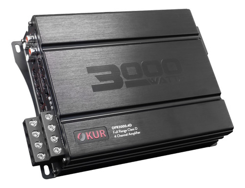  Amplificador Okur Ofr000.4d 4 Canales Clase D 3000 Watts 