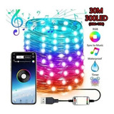 String Led Luzes De Natal App Controle Remoto 30m