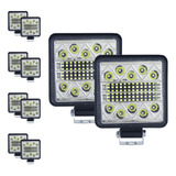 5 Pares De Faros 34 Leds Luz Blanca Tunelight 136w C/estrobo