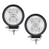 W 2 Luces Led Redondas De 5 Pulgadas Conducir, Barra, Inu