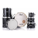 Bateria Pearl Export Exx Series Mahogany Jet Black 22¨,8¨,10