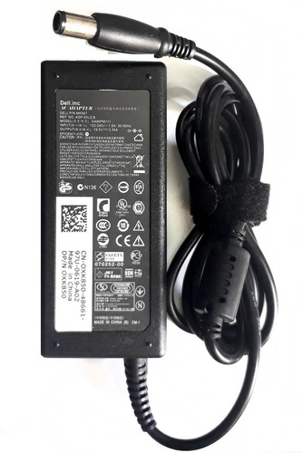 Cargador Notebook Dell 19.5v 3.34a Pa-12 Con Cable Liniers