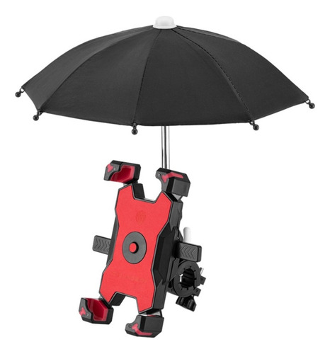 Motocicleta Bicicleta Guarda Chuva Suporte Para Celular