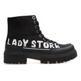 Borcegos Botas Lady Stork Acordonados Urbanos Mujer Valencia