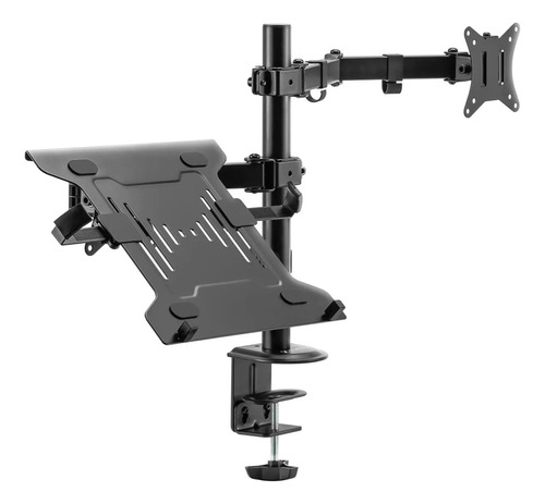 Suporte Articulado P/ Monitor Notebook Fk485s Fortrek 17a32 Cor Preto