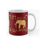 Taza Legio V Alaudae Emblema Elefante Legión Romana Calidad 