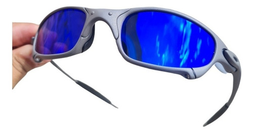 Óculos De Sol Juliet Xmetal Lente Azul Escuro 