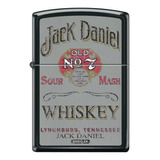 Isqueiro Zippo Jack Daniels Old Nº 7 Black Matte Finish 5284